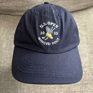 US Open 2020 Winged Foot Golf Cap Hat Blue USGA Member Adjustable